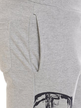 Rocx Men's Light Grey  Colour Printed Trackpant