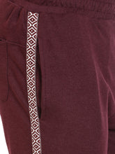 Rocx Men's Maroon Melange Colour ConstraTrackpant