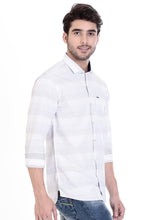 ROCX White Twill Check Slim Fit Shirts