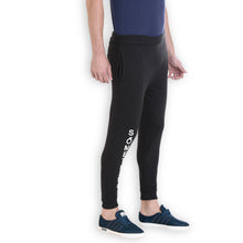 Rocx Men's Black Milange Colour Something Trackpant