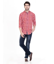 ROCX Shirts  Red - White Multi Colour Check