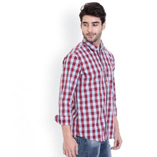 ROCX Shirts Maroon - Blue Multi Colour