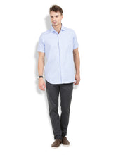 Thisrupt Blue Marble casual slim fit shirt