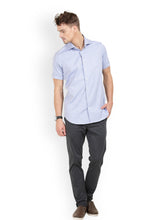 Thisrupt Blue Marble casual slim fit shirt