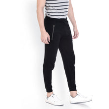Rocx Men's Black Colour Trackpant With Zip