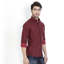 ROCX Shirts Red Colour Printed Shirts