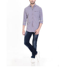 ROCX Shirts Orange Grey Multi Colour Check Shirts
