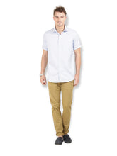 Thisrupt Blue Marble casual slim fit shirt