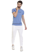 Rocx Men's White Colour Constra Trackpant