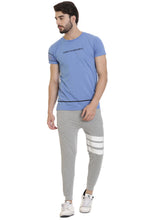 Rocx Men's Light Grey Colour Printed Trackpant