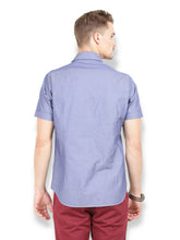 Thisrupt Blue Marble casual slim fit shirt