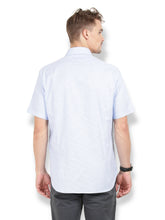 Thisrupt Blue Marble casual slim fit shirt