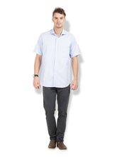 Thisrupt Blue Marble casual slim fit shirt
