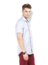 Thisrupt Blue Marble casual slim fit shirt