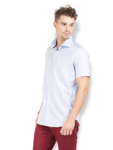 Thisrupt Blue Marble casual slim fit shirt