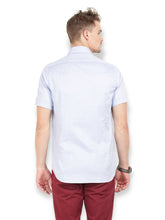 Thisrupt Blue Marble casual slim fit shirt