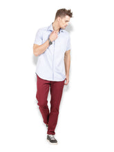 Thisrupt Blue Marble casual slim fit shirt