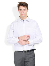 Thisrupt Blue Marble White casual striped slim fit shirt