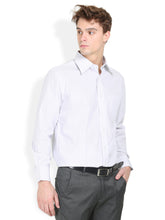 Thisrupt Blue Marble White casual striped slim fit shirt