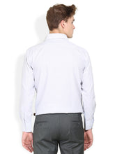 Thisrupt Blue Marble White casual striped slim fit shirt