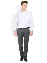 Thisrupt Blue Marble White casual striped slim fit shirt