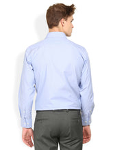 Thisrupt Blue Marble Blue solid slim fit casual shirt