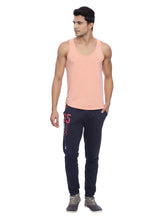 Masculino Latino Navy Blue Track Pants