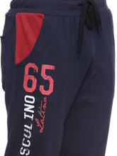 Masculino Latino Navy Blue Track Pants