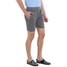 Rocx Solid Men's Grey melange Color Shorts