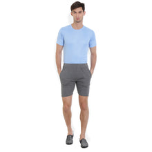 Rocx Solid Men's Grey melange Color Shorts