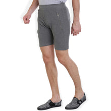 Rocx Solid Men's Grey melange Color Shorts