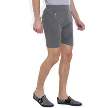 Rocx Solid Men's Grey melange Color Shorts