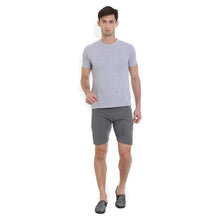 Rocx Solid Men's Grey melange Color Shorts