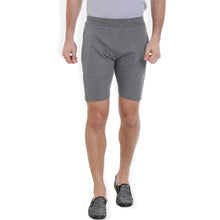 Rocx Solid Men's Grey melange Color Shorts