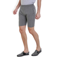 Rocx Solid Men's Grey melange Color Shorts