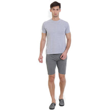 Rocx Solid Men's Grey melange Color Shorts