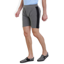 Rocx Solid Men's Grey melange  Color Shorts