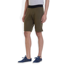 ROCX Mens Olive Green Colour Short Contrast Waistband