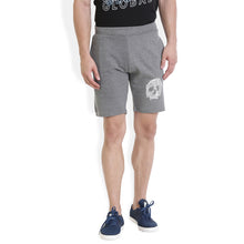 Rocx Men's Dark Grey Skull Printed Shorts