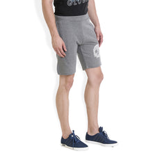 Rocx Men's Dark Grey Skull Printed Shorts