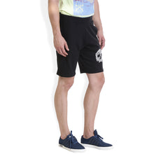 Rocx Men's Black Skull Printed Shorts