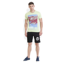 Rocx Men's Black Skull Printed Shorts