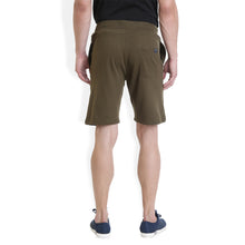 Rocx Men's Olive Green Skull Printed Shorts