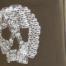 Rocx Men's Olive Green Skull Printed Shorts
