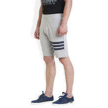 Rocx Men's Light Grey Stripe Shorts