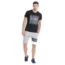 Rocx Men's Light Grey Stripe Shorts
