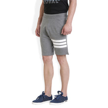 Rocx Men's Dark Grey Stripe Shorts