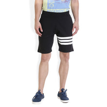 Rocx Men's Black Stripe Shorts