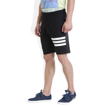 Rocx Men's Black Stripe Shorts
