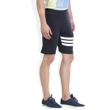 Rocx Men's Navy Blue Stripe Shorts